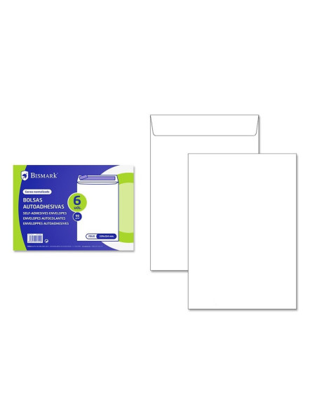 PACK 6 SOBRES AUTOADHESIVOS 184*261MM