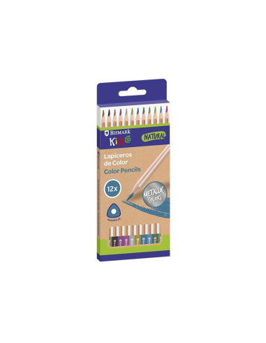 PACK 12 COLORES BISMARK METALICOS