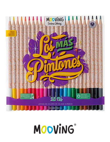24 LAPICES DE COLORES LOS MAS PINTONES
