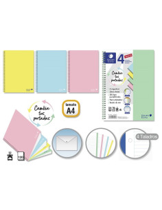 CUADERNO CON PORTADA INTERCAMBIABLE