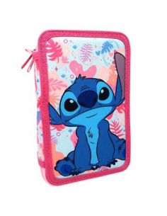 CARTUCHERA DE 3 COMPARTIMENTOS STITCH 2