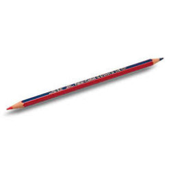 LÁPIZ BICOLOR AZUL-ROJO 2