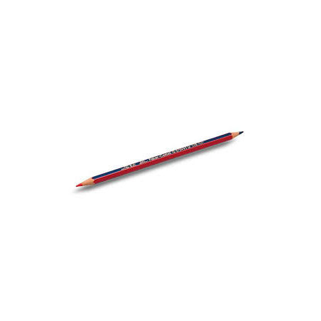LÁPIZ BICOLOR AZUL-ROJO