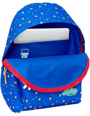 MOCHILA MICKEY ESCOLAR PARA PORTÁTIL