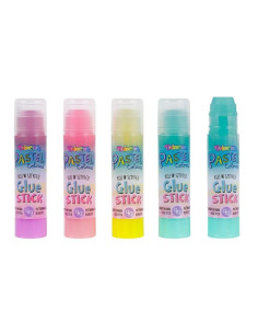 GLUE STICK PASTEL COLOURS