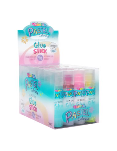 GLUE STICK PASTEL COLOURS