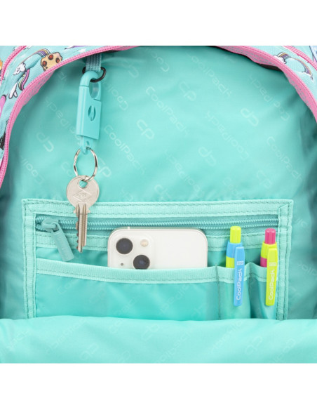 MOCHILA ESCOLAR PASTEL SPACE