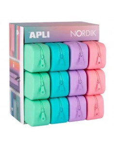 ESTUCHE APLI PASTEL SILICONA NORDIK