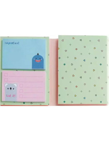 SET DE NOTAS ADHESIVAS PLEGABLE