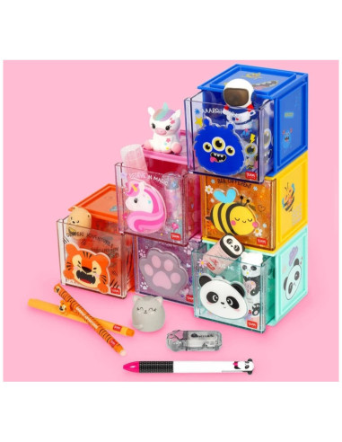 ORGANIZADOR MODULABE ESCRITORIO CUTIE CUBE MONSTER