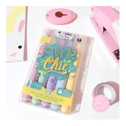 SUBRAYADORES PASTEL PWR CHIC 2