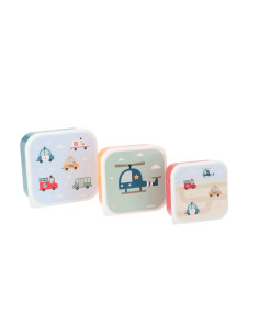 3 CAJAS DE ALMUERZO CITY