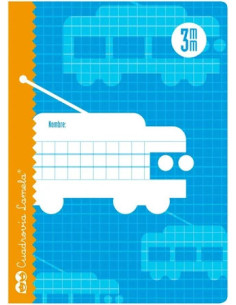 CUADERNO LAMELA A4 CUADROVIA 3MM