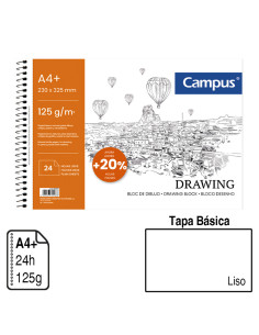 BLOC ESPIRAL DIBUJO CAMPUS 44