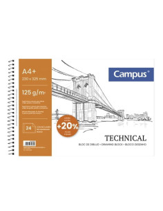 BLOC DIBUJO CAMPUS CON RECUADRO