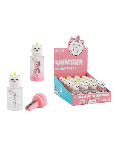 SACAPUNTAS CON DEPÓSITO UNICORNIO