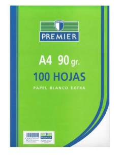 PAQUETE DE 100 FOLIOS 90GR